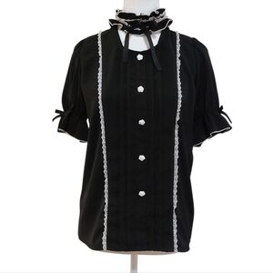 ROJITA - Open Chest Collar Blouse